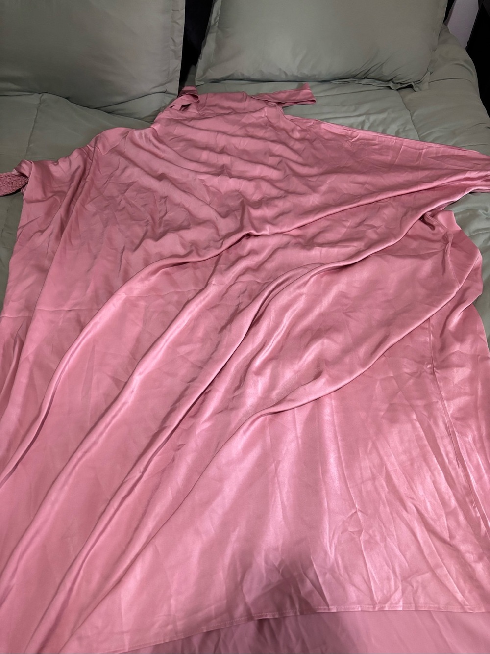 Pink Satin Women's Nightgown - Brand Unspecified